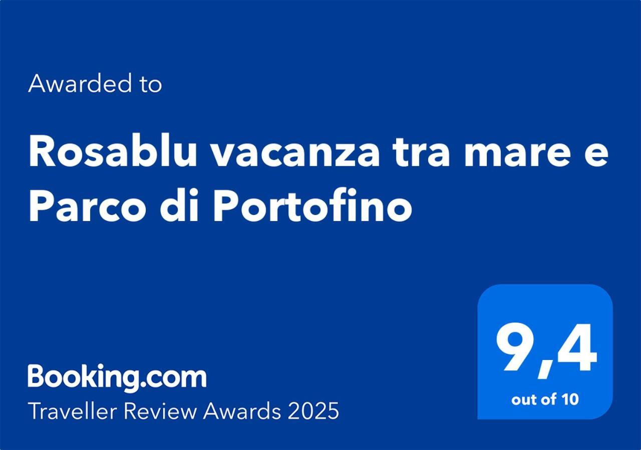 Rosablu Vacanza Tra Mare E Parco Di Portofino Camogli Eksteriør billede